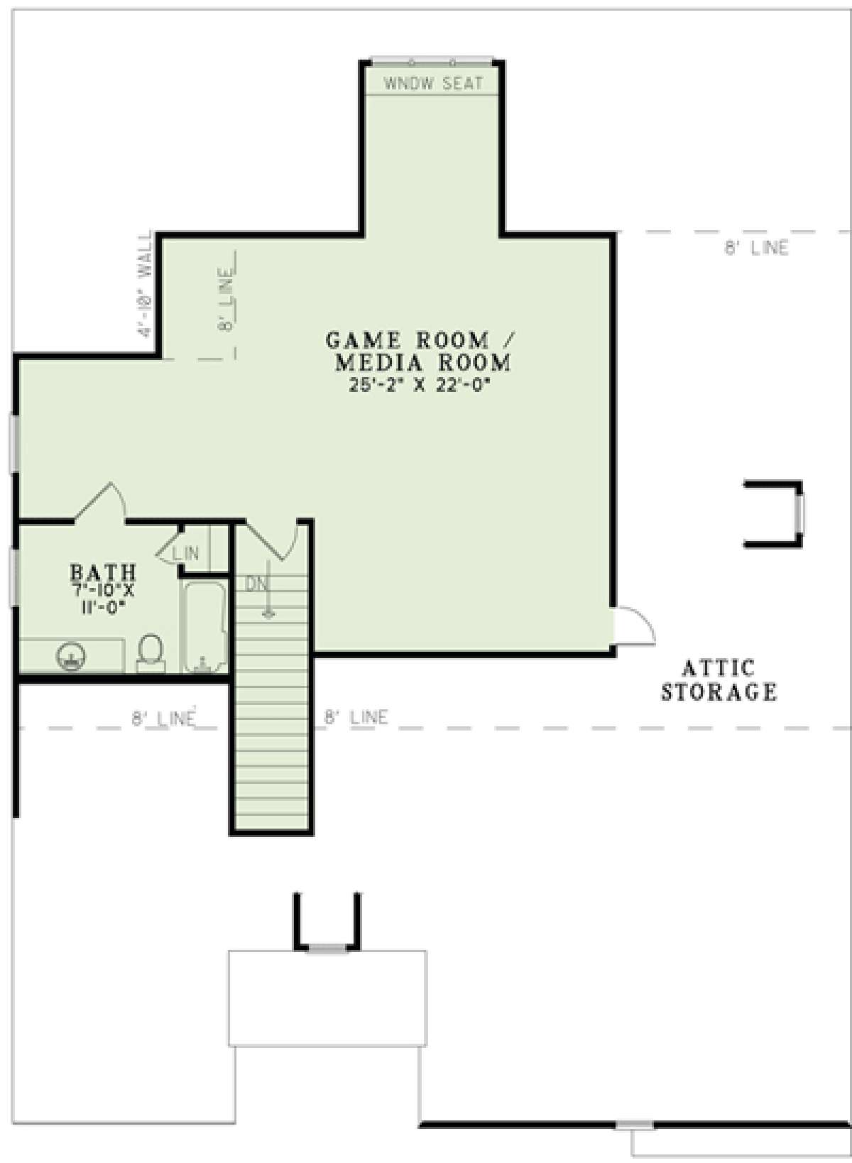 Floorplan 2 for House Plan #110-00881