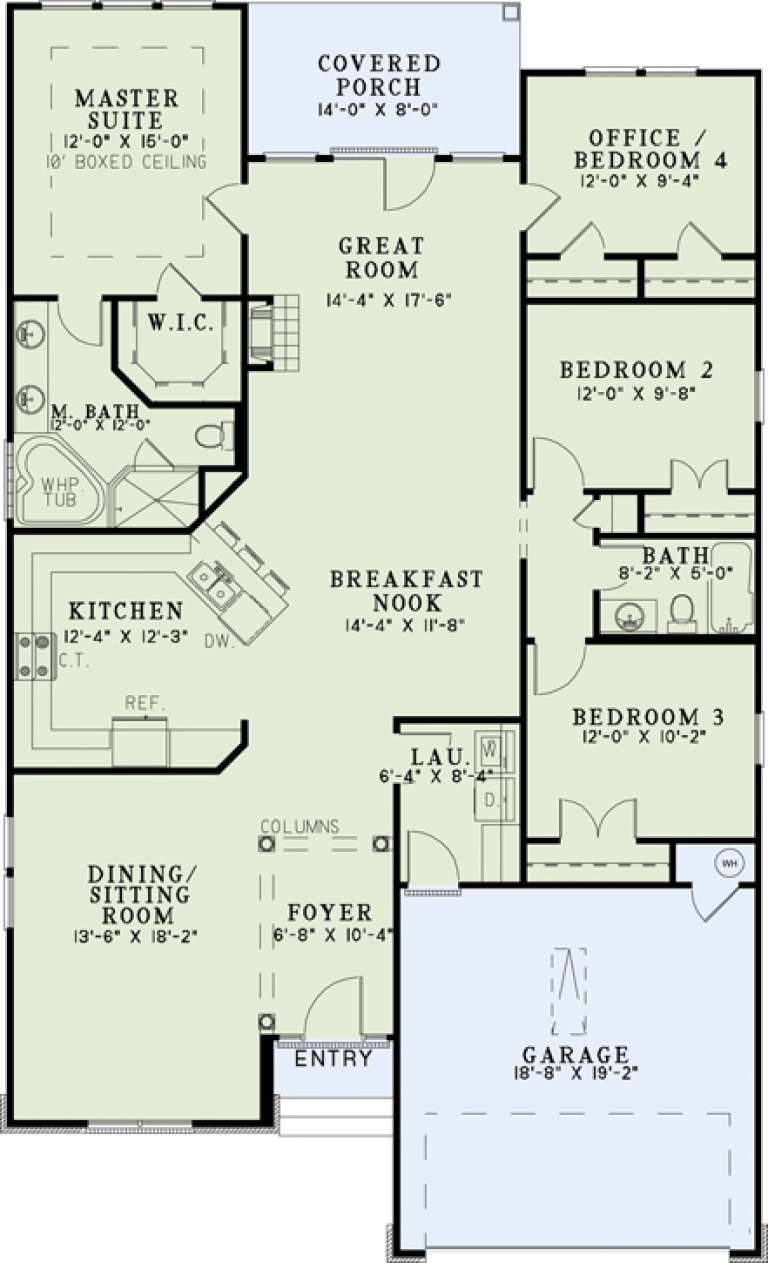 House Plan House Plan #13463 Drawing 1