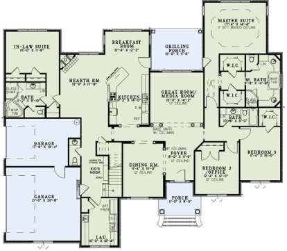 Main Floor for House Plan #110-00888