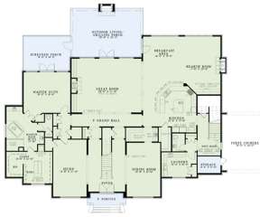 Floorplan 1 for House Plan #110-00890