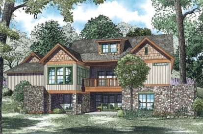 Country House Plan #110-00893 Elevation Photo