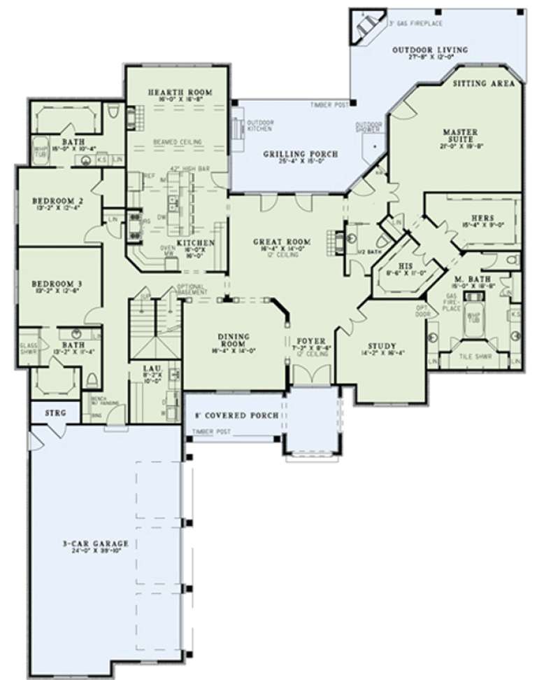 House Plan House Plan #13471 Drawing 1