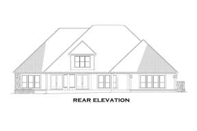 European House Plan #110-00895 Elevation Photo