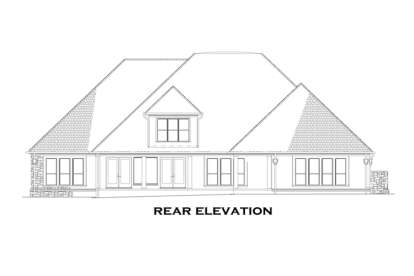 European House Plan #110-00895 Elevation Photo