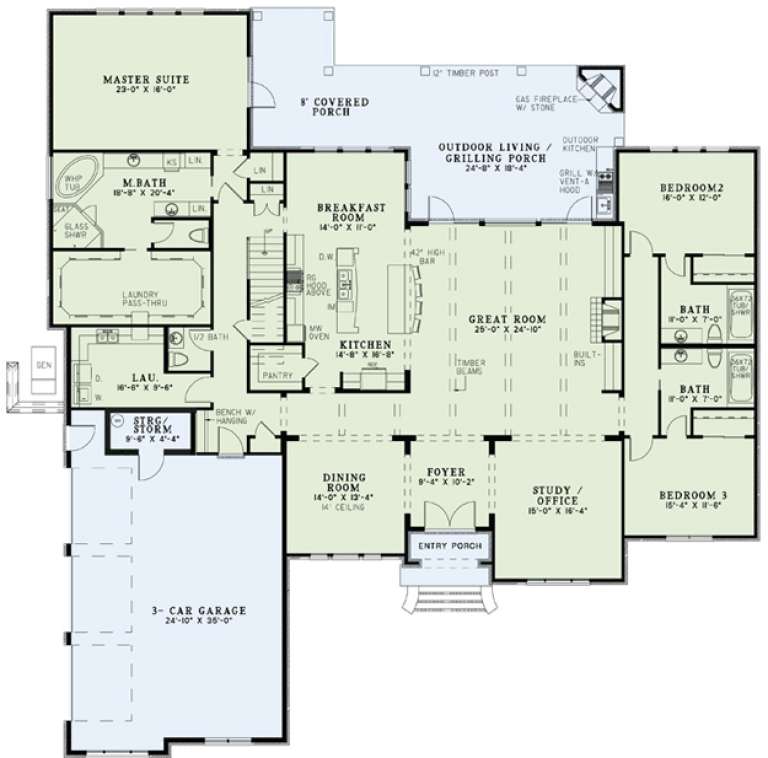 House Plan House Plan #13472 Drawing 1