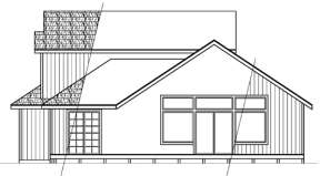 Cabin House Plan #035-00561 Elevation Photo