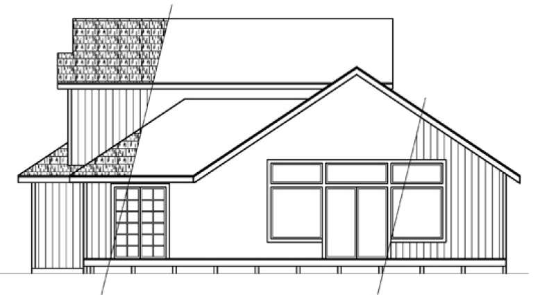Cabin House Plan #035-00561 Elevation Photo