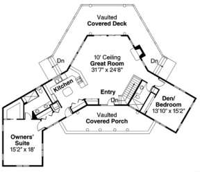 Floor Plan for House Plan #035-00562