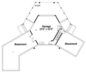 Basement Plan for House Plan #035-00562