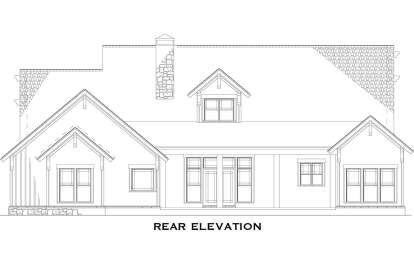 Craftsman House Plan #110-00898 Elevation Photo