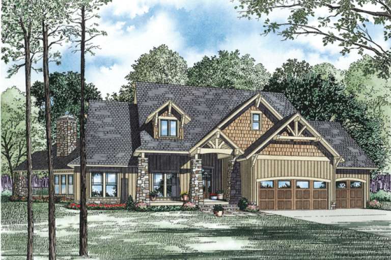 House Plan House Plan #13481 Front Elevation