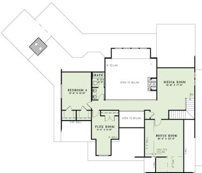 Floorplan 2 for House Plan #110-00902