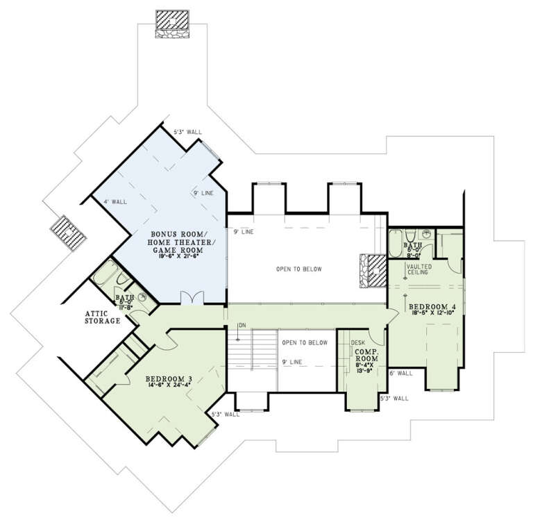 House Plan House Plan #13482 Drawing 2