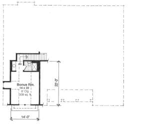 Bonus Room for House Plan #098-00260