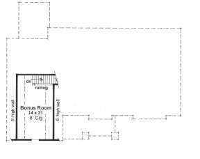 Bonus Room for House Plan #098-00261
