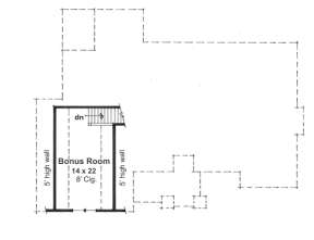 Bonus Room for House Plan #098-00262