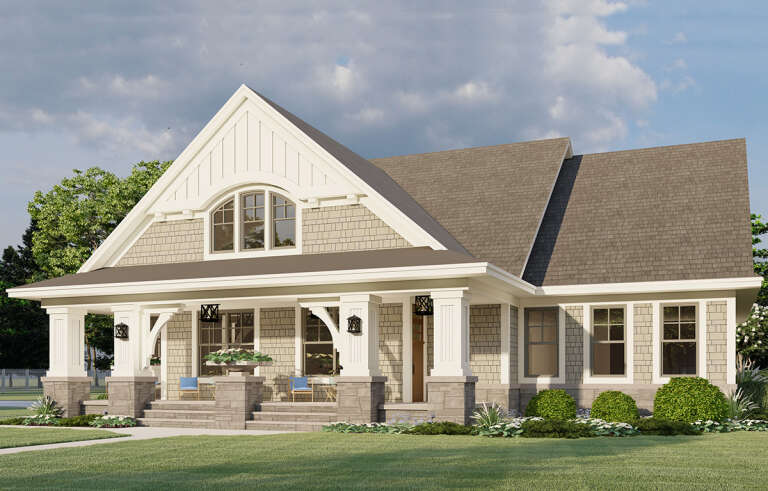 Bungalow House Plan #098-00263 Elevation Photo