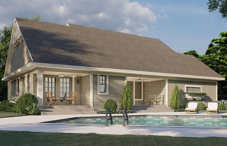 Bungalow House Plan #098-00263 Elevation Photo