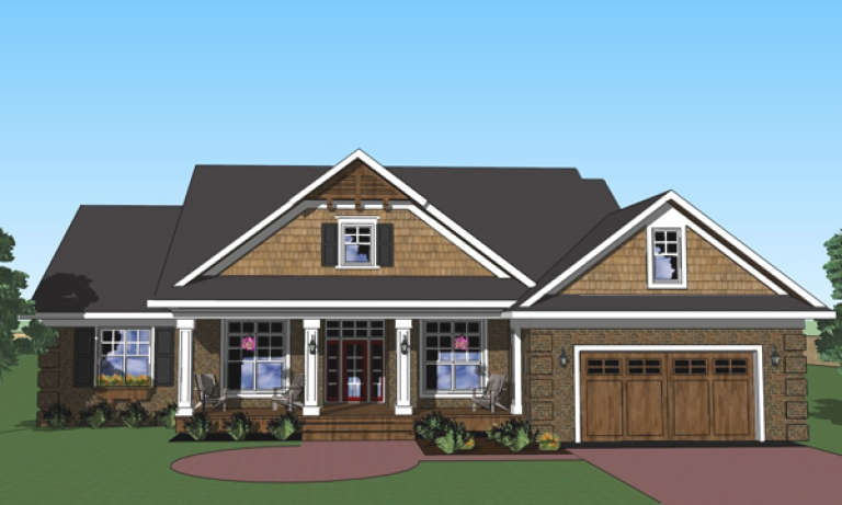 House Plan House Plan #13543 Front Elevation