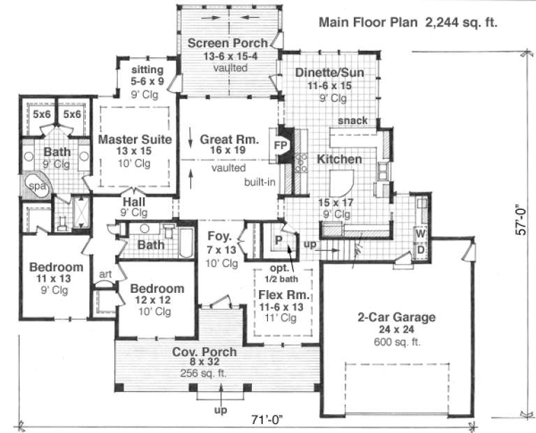 House Plan House Plan #13543 Drawing 1