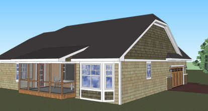 Bungalow House Plan #098-00265 Elevation Photo