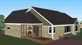 Ranch House Plan #098-00266 Elevation Photo