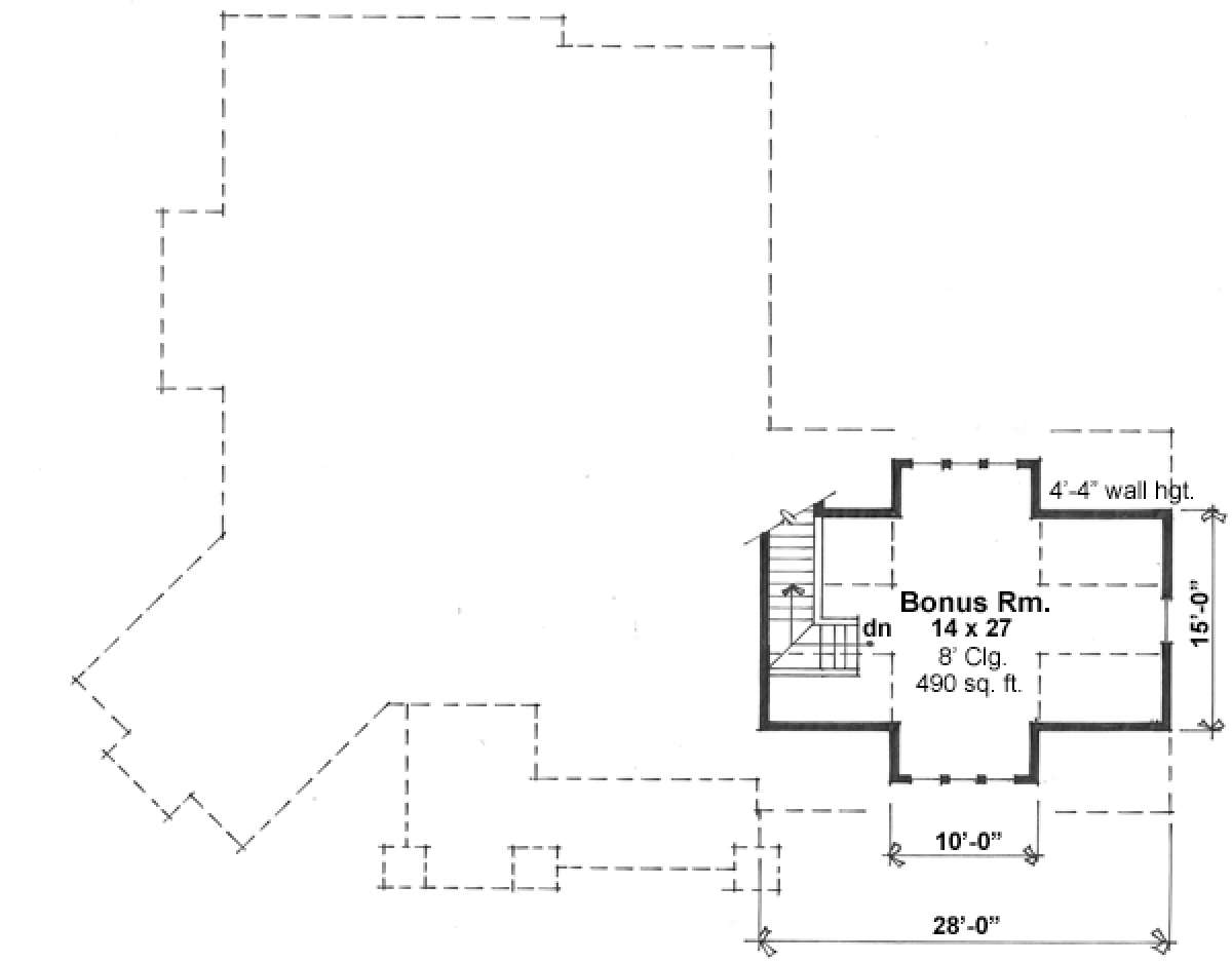 Floorplan 2 for House Plan #098-00268