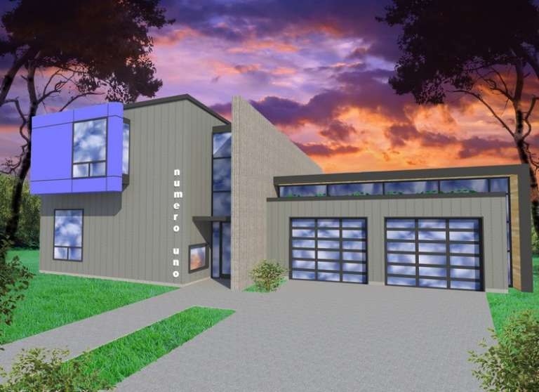 House Plan House Plan #13551 Front Elevation