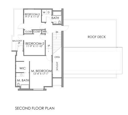 Floorplan 2 for House Plan #4396-00004