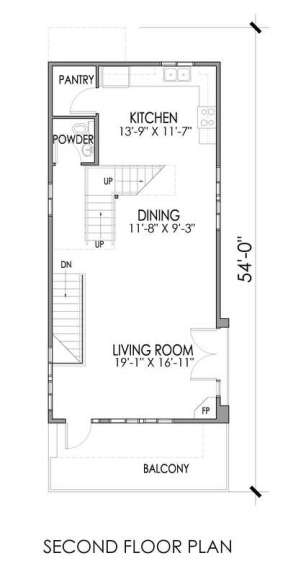 Floorplan 2 for House Plan #4396-00005