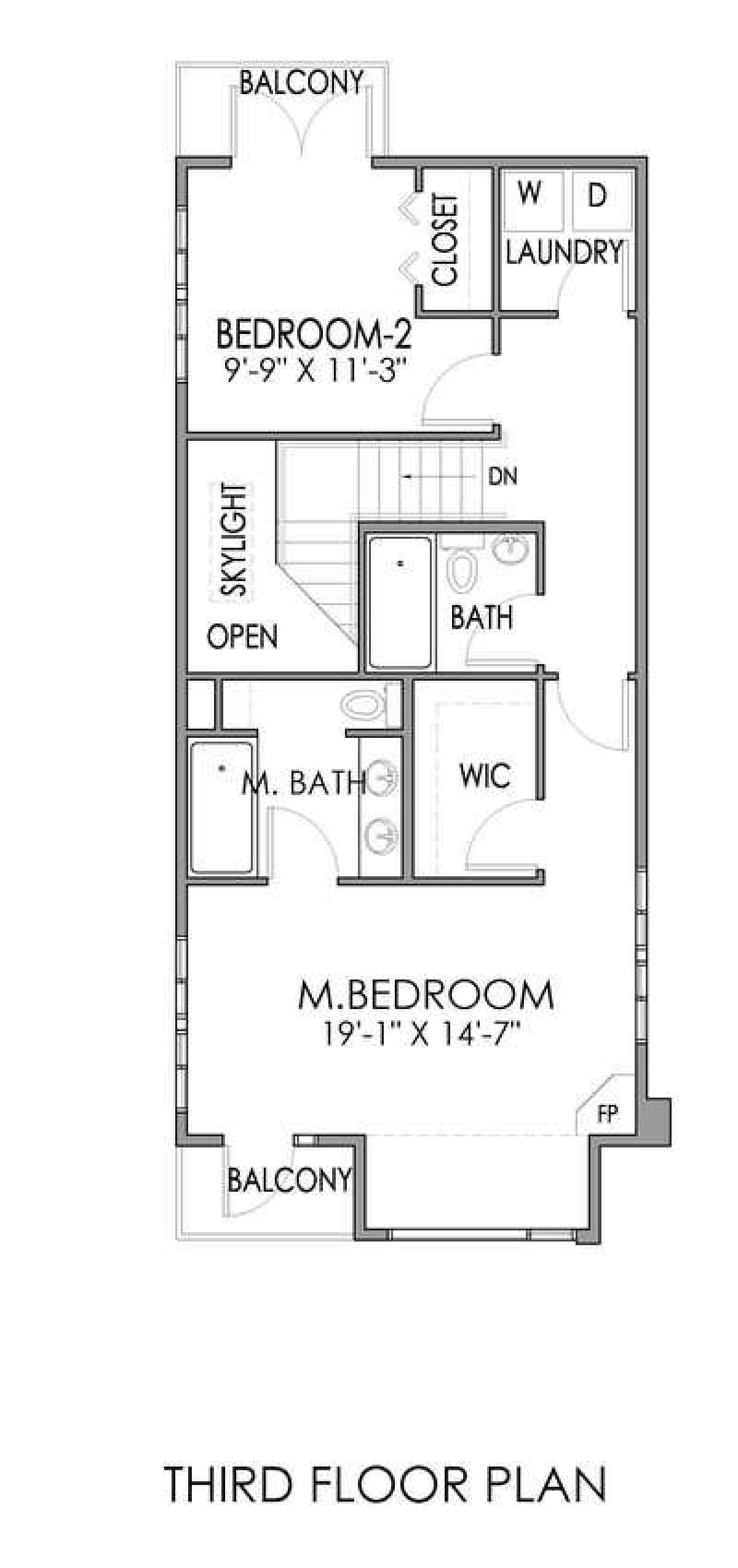 Floorplan 3 for House Plan #4396-00005