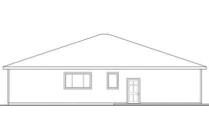 Cabin House Plan #035-00563 Elevation Photo