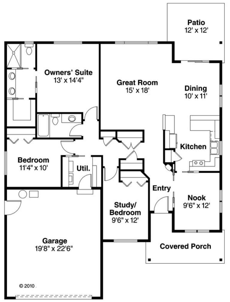 House Plan House Plan #13554 Drawing 1