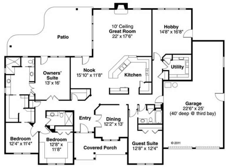 House Plan House Plan #13555 Drawing 1