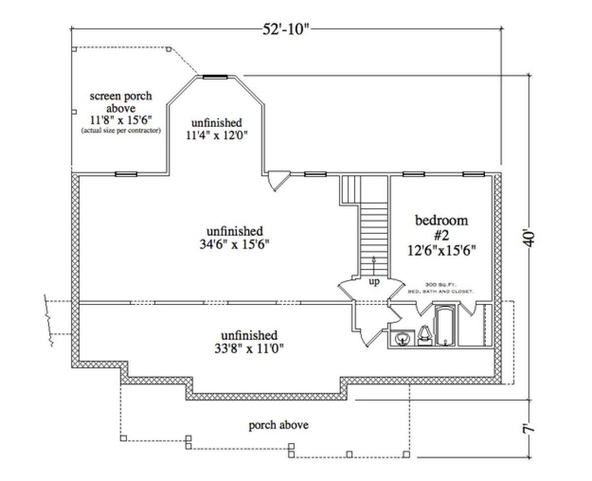 Mountain Plan 1 522 Square Feet 2 Bedrooms 3 Bathrooms 957 00049