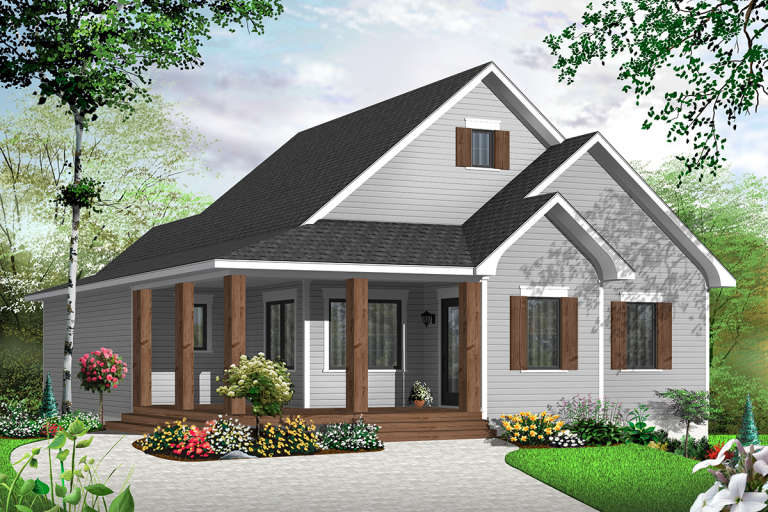 House Plan House Plan #13565 Front Elevation 