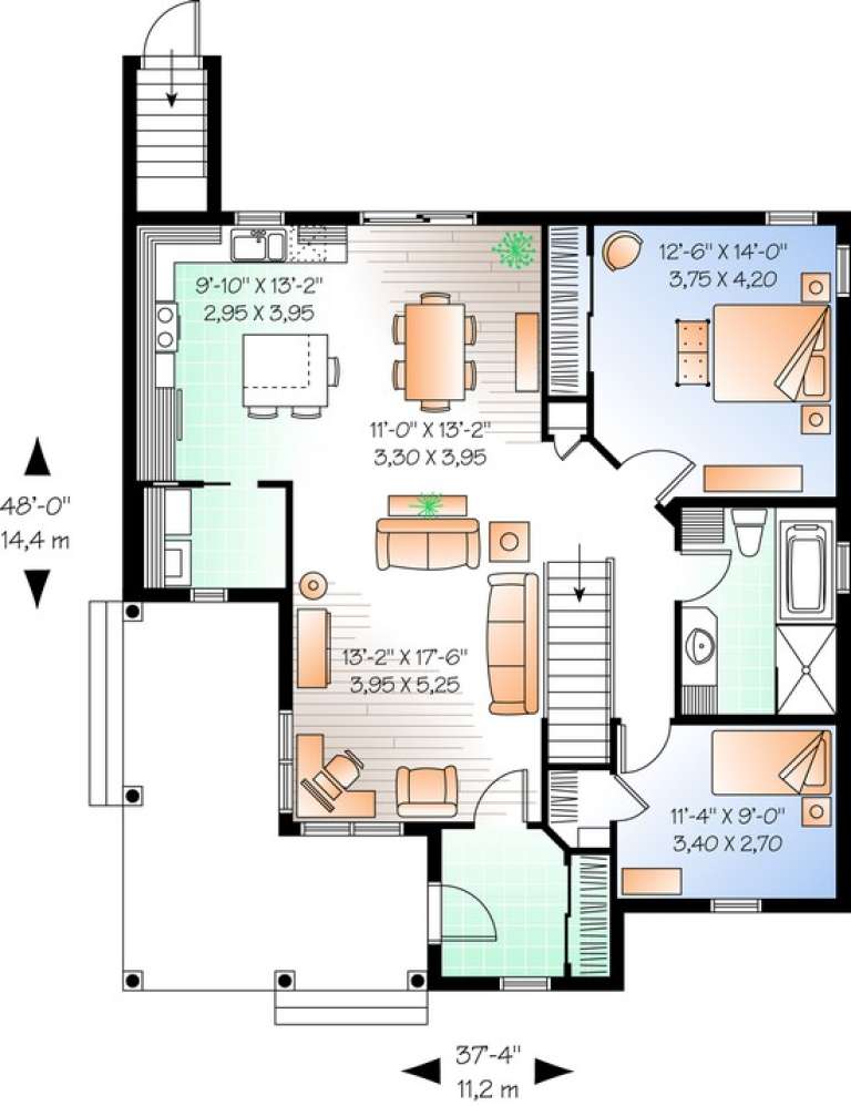 House Plan House Plan #13565 Drawing 2