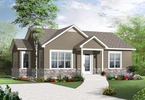Country House Plan #034-00963 Elevation Photo