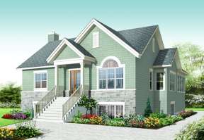 Craftsman House Plan #034-00964 Elevation Photo