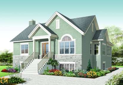 4 Bed, 2 Bath, 2226 Square Foot House Plan - #034-00964