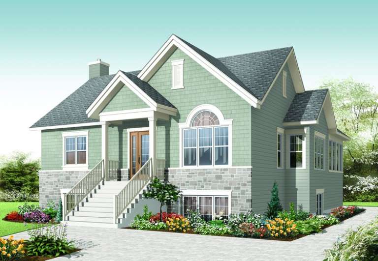Craftsman House Plan #034-00964 Elevation Photo