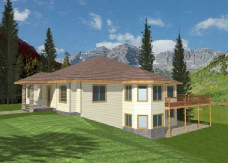 House Plan House Plan #1357 Front Elevation