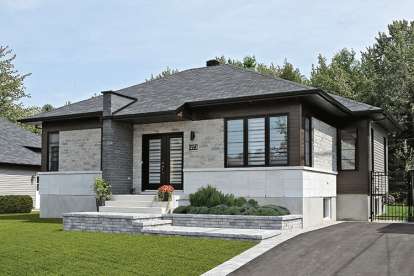 Contemporary House Plan #034-00967 Elevation Photo