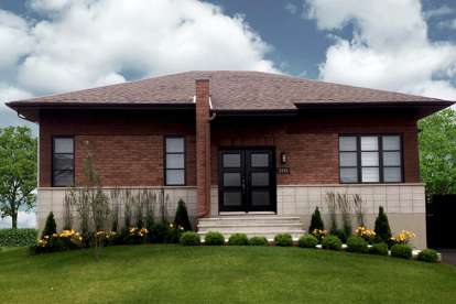 Contemporary House Plan #034-00967 Elevation Photo