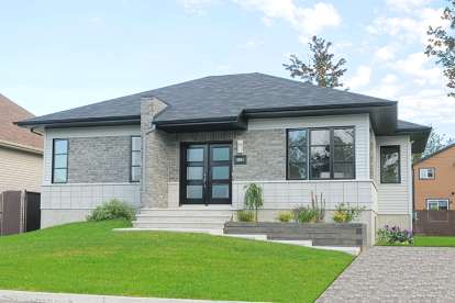 Contemporary House Plan #034-00967 Elevation Photo