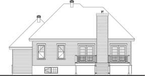 Country House Plan #034-00970 Elevation Photo