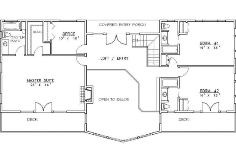 House Plan House Plan #1358 Drawing 2