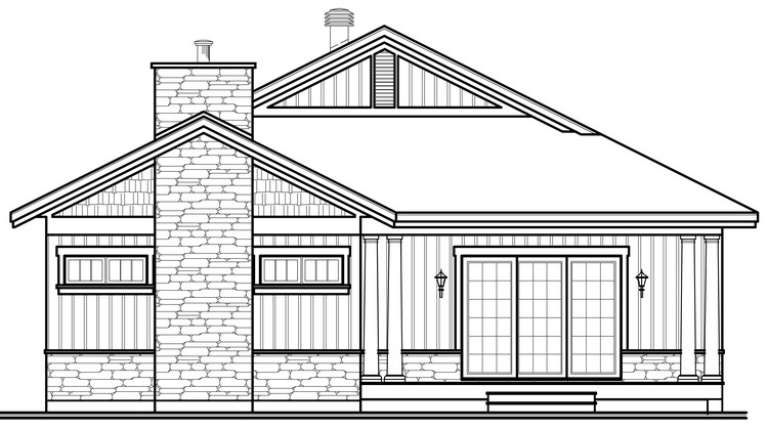 Country House Plan #034-00975 Elevation Photo