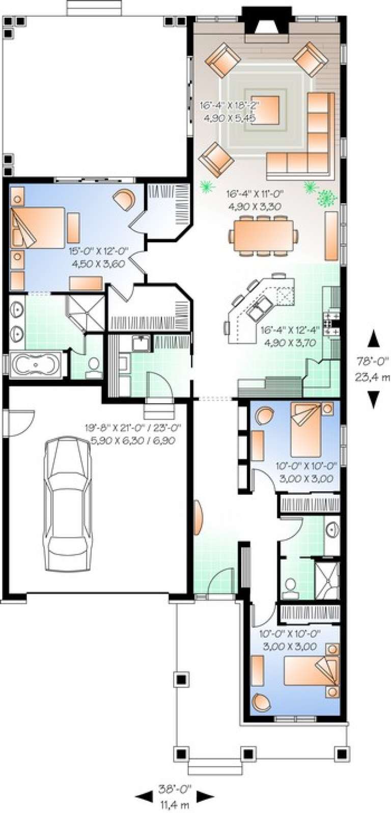 House Plan House Plan #13580 Drawing 1