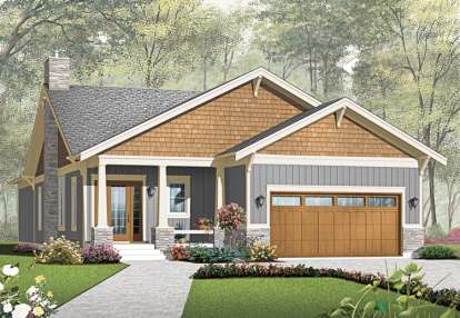 Traditional House Plan #034-00976 Elevation Photo